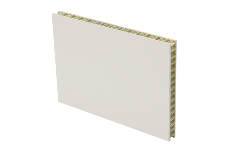 17mm Blanco Brillante FRP Skin PP Honeycomb Panel (3)