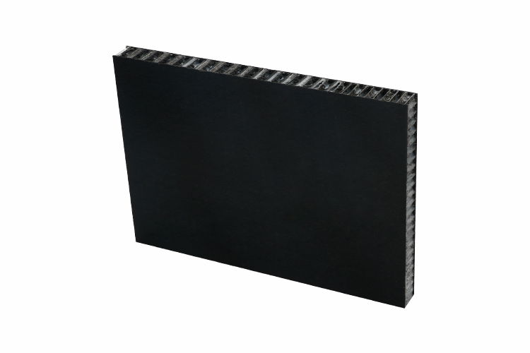 25 mm czarny panel o strukturze plastra miodu CFRT+Carbon Black (1)