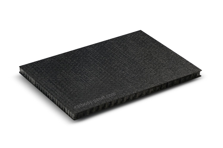 Black Non-slip Thermoplastic GRP Honeycomb Panel