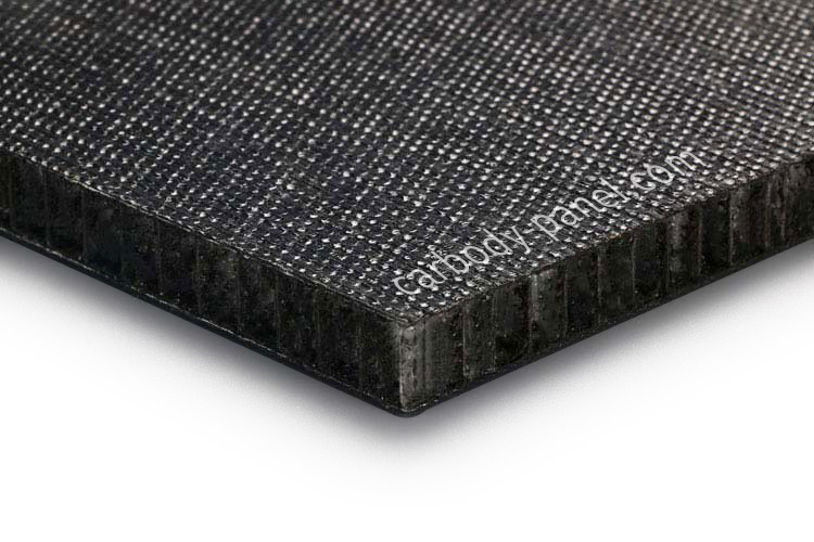 Black Non-slip Thermoplastic GRP Honeycomb Panel