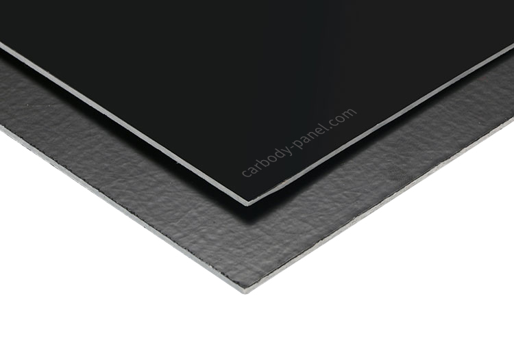 Black UV-resistant Flat GRP Sheet