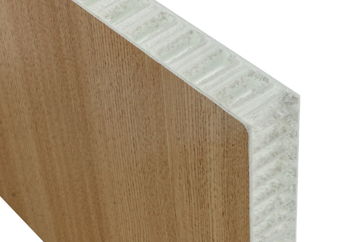 Película de grão de madeira de 18 mm CFRT Skin PP Honeycom Panel
