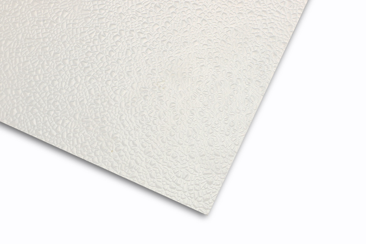 2,2 mm Steinmuster FRP weiß glänzende Deckschicht (2)